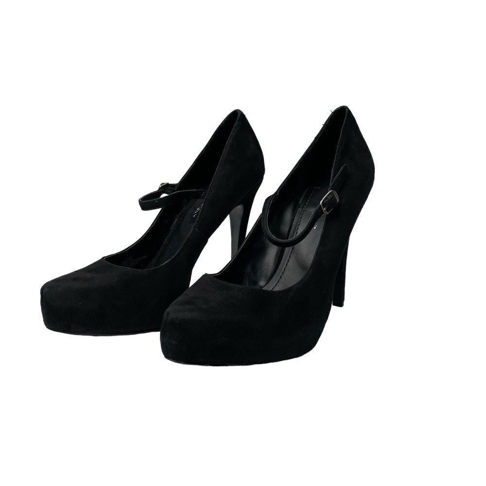 ‎BCBGeneration Black Suede Stilettos- Women’s 9